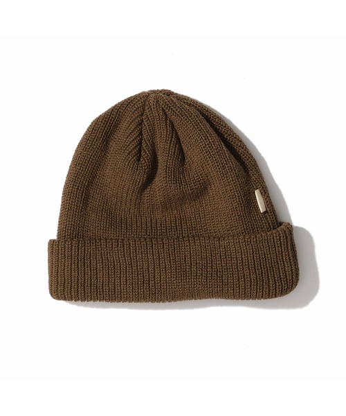 KEBOZ(ケボズ)の「COTTON BEANIE2(ニットキャップ/ビーニー・メンズ・オリーブ/グレー/クリーム/ダークグリーン/パープル/イエロー/ネイビー/バーガンディー/ピンク/ブラウン・FREE)」の5枚目の写真