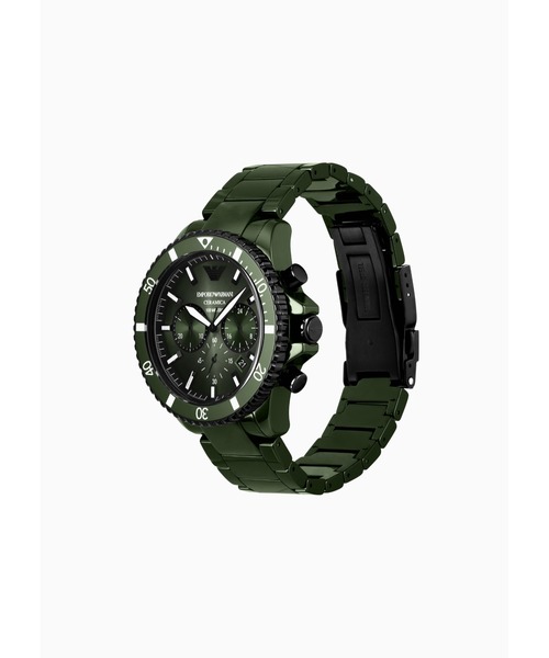 EMPORIO ARMANI(エンポリオアルマーニ)の「【エンポリオ アルマーニ】セラミックベルトウォッチ(バタフライ)DIVER_AR70011(アナログ腕時計・メンズ・その他1・FREE)」の2枚目の写真