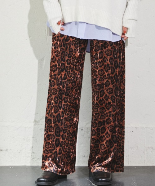 ROSE BUD（ローズバッド）の「ベロアイージーパンツ（その他パンツ