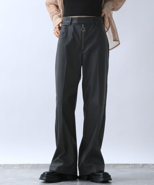 JEANASIS(ジーナシス)の「フロントZIPコーティングパンツ/980961(その他パンツ・レディース・ホワイト/ライトブルー/ブラック系その他/ブラウン・SMALL/MEDIUM)」の14枚目の写真