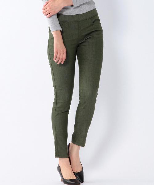 coen（コーエン）の「カラーイージースキニーパンツ15FW（その他パンツ・レディース・ホワイト/ネイビー/ライトブルー/マスタード/オリーブ/ブラック/ベージュ/ナチュラル/その他1・MEDIUM/SMALL/LARGE）」の5枚目の写真