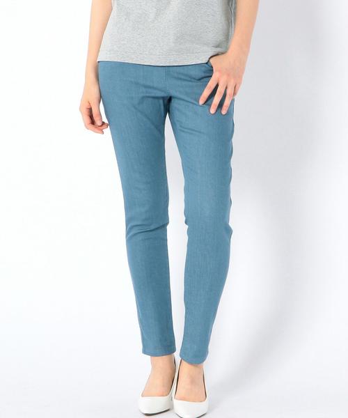 coen（コーエン）の「カラーイージースキニーパンツ15FW（その他パンツ・レディース・ホワイト/ネイビー/ライトブルー/マスタード/オリーブ/ブラック/ベージュ/ナチュラル/その他1・MEDIUM/SMALL/LARGE）」の6枚目の写真