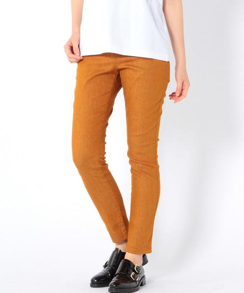 coen（コーエン）の「カラーイージースキニーパンツ15FW（その他パンツ・レディース・ホワイト/ネイビー/ライトブルー/マスタード/オリーブ/ブラック/ベージュ/ナチュラル/その他1・MEDIUM/SMALL/LARGE）」の8枚目の写真