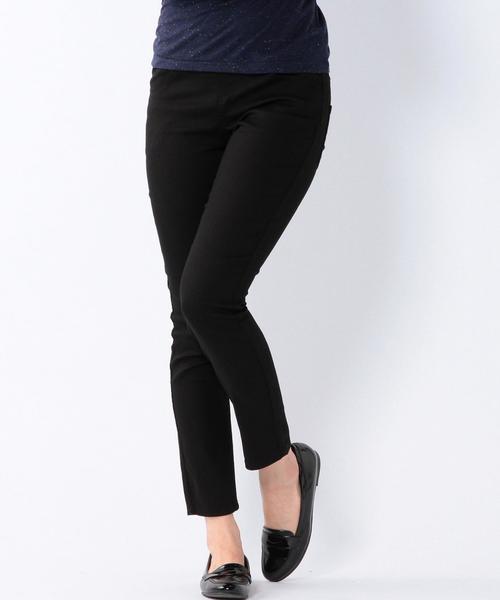 coen（コーエン）の「カラーイージースキニーパンツ15FW（その他パンツ・レディース・ホワイト/ネイビー/ライトブルー/マスタード/オリーブ/ブラック/ベージュ/ナチュラル/その他1・MEDIUM/SMALL/LARGE）」の3枚目の写真