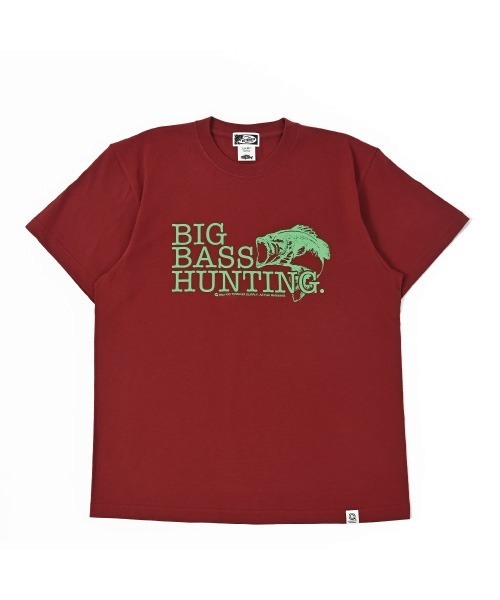 NOTHINKER(ノーシンカー)の「BIG BASS HUNTING BITE T-shirt(Tシャツ/カットソー・メンズ・ブルー系その他/バーガンディー/グリーン系その他・LARGE/SMALL/X-LARGE/MEDIUM)」の3枚目の写真