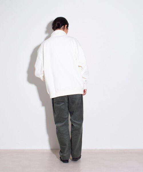 Dickies(ディッキーズ)の「【Dickies/ディッキーズ】ロゴ刺繍 ハーフジップスウェット(スウェット・メンズ・アイボリー/ダークブラウン/ネイビー・M/L/XL)」の19枚目の写真
