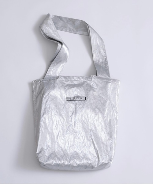 wide shoulder logo tote /ワイドショルダーロゴトート（トート