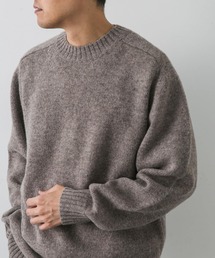 URBAN RESEARCH DOORS | 『WEB限定』『4サイズ展開』手洗い可 WOOL100% クルーネックニット(ニット/セーター)