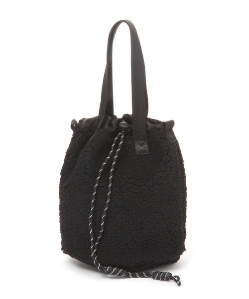 niko and...（ニコアンド）の「巾着ボア2WAY BAG（ショルダーバッグ・メンズ・ブラック/アイボリー・FREE）」の13枚目の写真