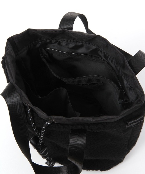 niko and...（ニコアンド）の「巾着ボア2WAY BAG（ショルダーバッグ・メンズ・ブラック/アイボリー・FREE）」の21枚目の写真