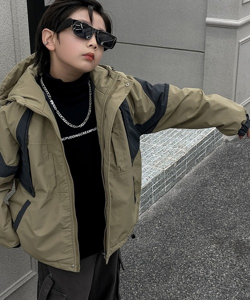 aimoha(アイモハ)の「【aimoha-KIDS-】子供服 厚地中綿ジャケット(その他アウター・キッズ・イエロー/チョコ/ブラック・130/120/150/110/140)」の16枚目の写真