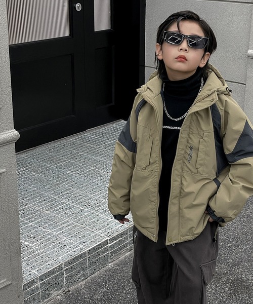 aimoha(アイモハ)の「【aimoha-KIDS-】子供服 厚地中綿ジャケット(その他アウター・キッズ・イエロー/チョコ/ブラック・130/120/150/110/140)」の11枚目の写真
