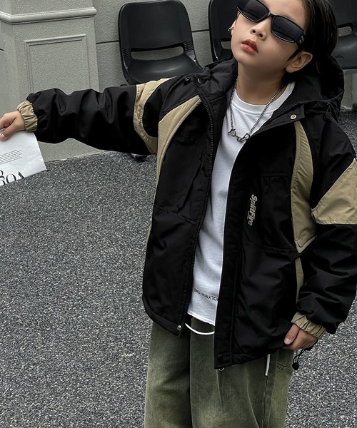 aimoha(アイモハ)の「【aimoha-KIDS-】子供服 厚地中綿ジャケット(その他アウター・キッズ・イエロー/チョコ/ブラック・130/120/150/110/140)」の21枚目の写真