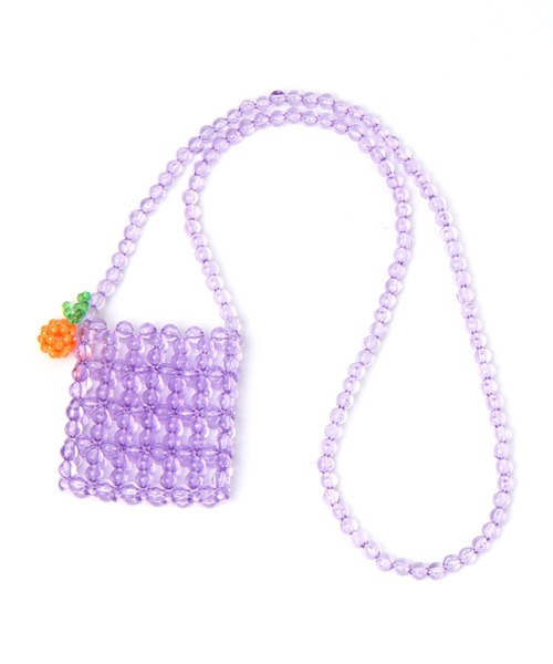 tiny tiny（ティニーティニー）の「フルーツビーズショルダーバッグ[tiny tiny(ティニーティニー)]（ショルダーバッグ・レディース・パープル・0）」の9枚目の写真
