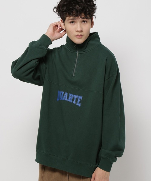 niko and...（ニコアンド）の「アソートレトロデザインハーフジッププルオーバー（スウェット・メンズ・ボルドー/グレー/オフホワイト/グリーン・MEDIUM/LARGE）」の4枚目の写真