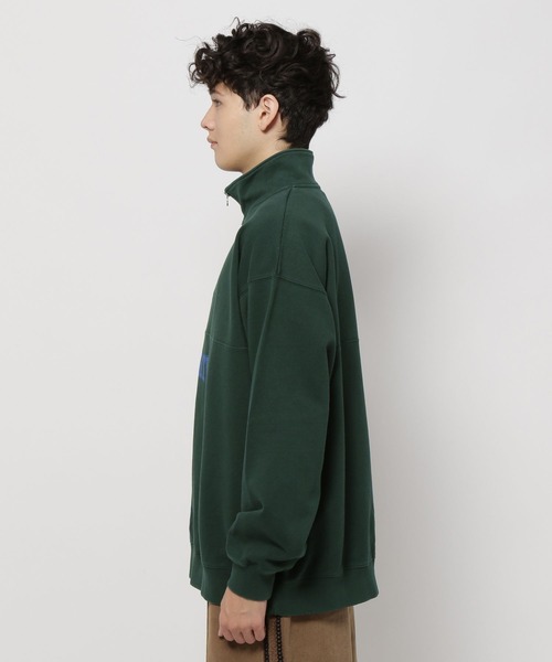 niko and...（ニコアンド）の「アソートレトロデザインハーフジッププルオーバー（スウェット・メンズ・ボルドー/グレー/オフホワイト/グリーン・MEDIUM/LARGE）」の14枚目の写真