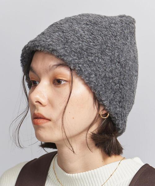 COLD BREAKER（コールドブレーカー）の「＜COLDBREAKER＞エッグ ハット（ハット・レディース・ベージュ/グレー・FREE）」の6枚目の写真