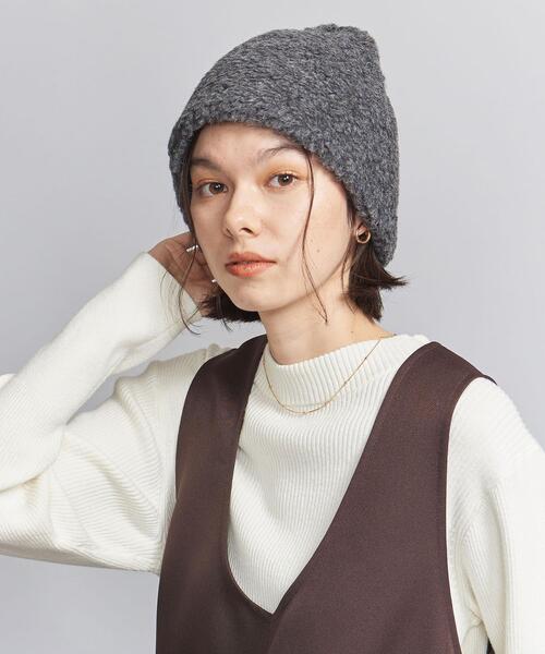 COLD BREAKER（コールドブレーカー）の「＜COLDBREAKER＞エッグ ハット（ハット・レディース・ベージュ/グレー・FREE）」の11枚目の写真