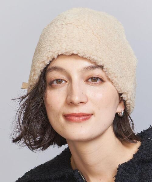 COLD BREAKER（コールドブレーカー）の「＜COLDBREAKER＞エッグ ハット（ハット・レディース・ベージュ/グレー・FREE）」の4枚目の写真