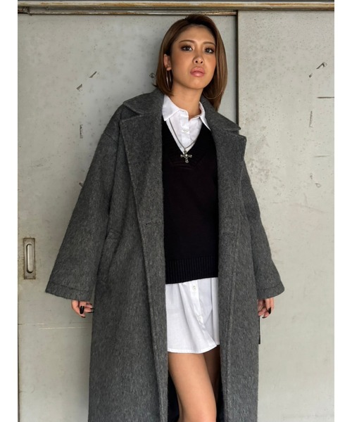 EGOIST（エゴイスト）の「ウエストタックデザインロングカフスシャツ（シャツ/ブラウス・レディース・ブラック/ホワイト・FREE）」の19枚目の写真