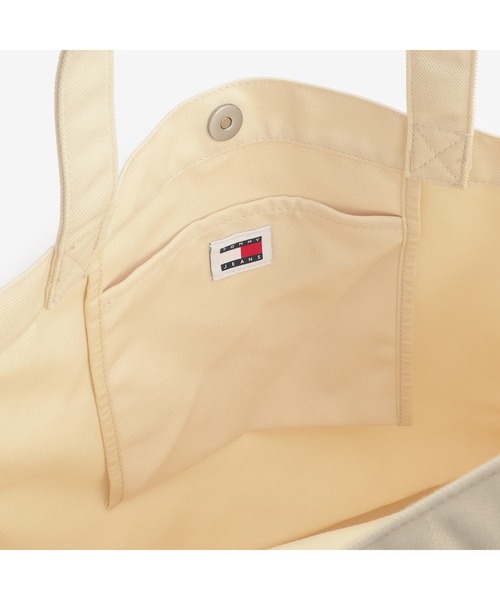 tommy jeans(トミー ジーンズ)の「キャンバストートバッグ(トートバッグ・メンズ・オフホワイト/ブラック・FREE)」の8枚目の写真
