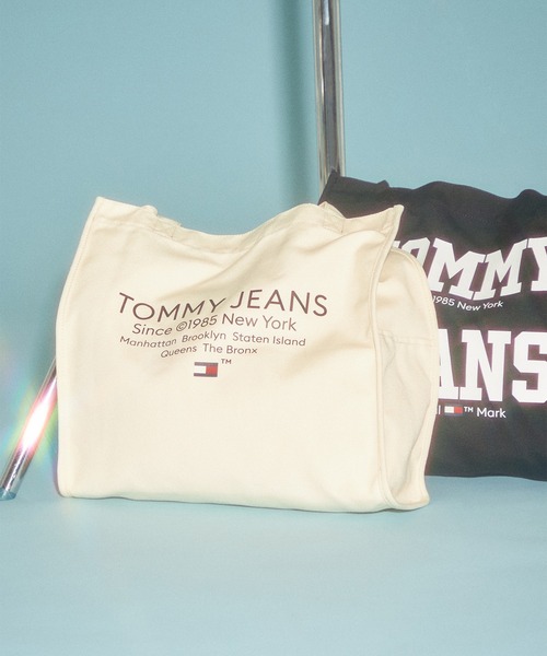 tommy jeans(トミー ジーンズ)の「キャンバストートバッグ(トートバッグ・メンズ・オフホワイト/ブラック・FREE)」の12枚目の写真