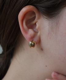 コルン ピアス 華奢 小ぶり キャッチレス ゴールド