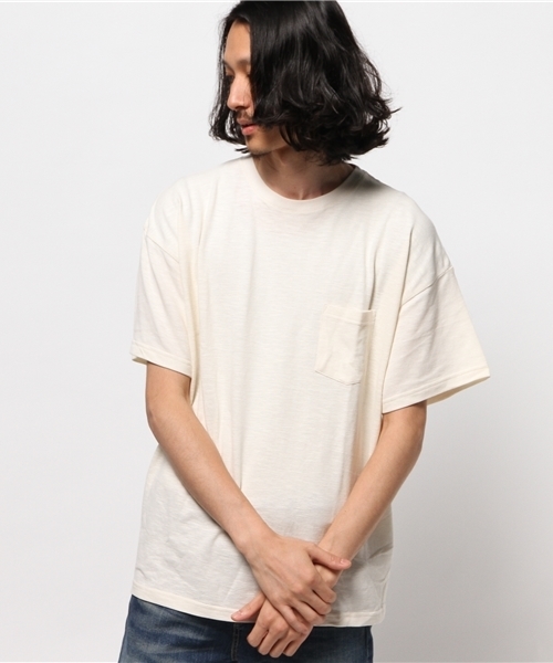 B:MING by BEAMS(ビーミングバイビームス)の「ビーミング by ビームス / BIGシルエットT(Tシャツ/カットソー・メンズ・オフホワイト/ブラック/ネイビー・SMALL/MEDIUM/LARGE)」の19枚目の写真