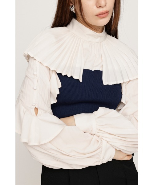 SLY（スライ）の「FRILL SLEEVES DOCKING TOPS フリル スリーブス