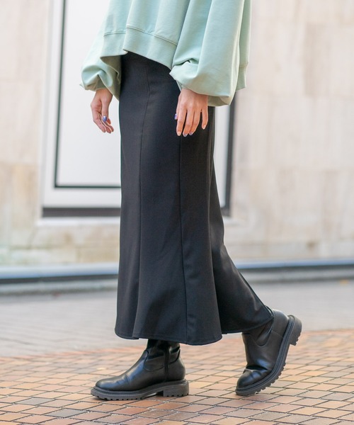 bounDary（バウンダリー）の「【ZOZOTOWN限定】【bounDary/バウンダリー】　マーメイドフレアスカート（スカート・レディース・ブラック/ダークブラウン・MEDIUM/LARGE）」の9枚目の写真