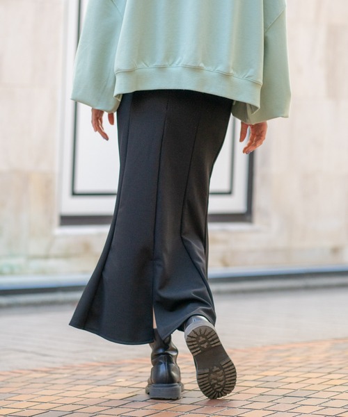 bounDary（バウンダリー）の「【ZOZOTOWN限定】【bounDary/バウンダリー】　マーメイドフレアスカート（スカート・レディース・ブラック/ダークブラウン・MEDIUM/LARGE）」の11枚目の写真