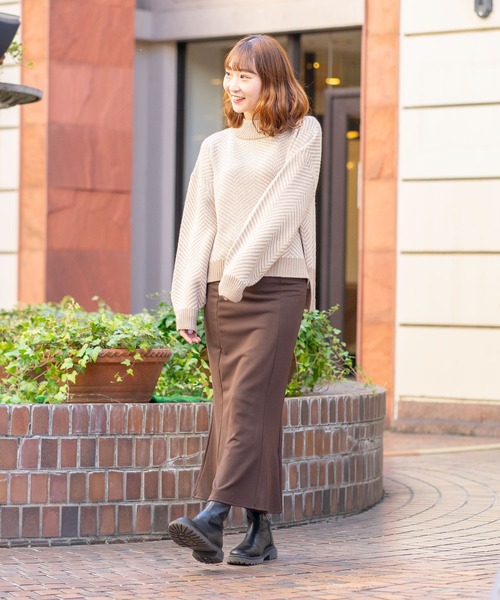 bounDary（バウンダリー）の「【ZOZOTOWN限定】【bounDary/バウンダリー】　マーメイドフレアスカート（スカート・レディース・ブラック/ダークブラウン・MEDIUM/LARGE）」の20枚目の写真