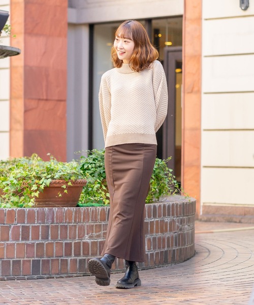 bounDary（バウンダリー）の「【ZOZOTOWN限定】【bounDary/バウンダリー】　マーメイドフレアスカート（スカート・レディース・ブラック/ダークブラウン・MEDIUM/LARGE）」の21枚目の写真