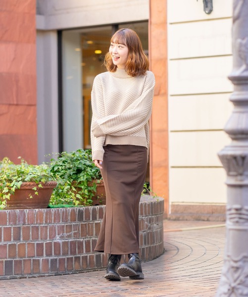 bounDary（バウンダリー）の「【ZOZOTOWN限定】【bounDary/バウンダリー】　マーメイドフレアスカート（スカート・レディース・ブラック/ダークブラウン・MEDIUM/LARGE）」の22枚目の写真