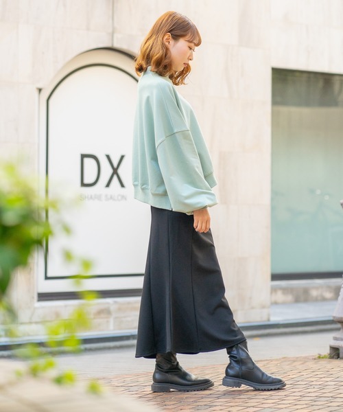 bounDary（バウンダリー）の「【ZOZOTOWN限定】【bounDary/バウンダリー】　マーメイドフレアスカート（スカート・レディース・ブラック/ダークブラウン・MEDIUM/LARGE）」の3枚目の写真