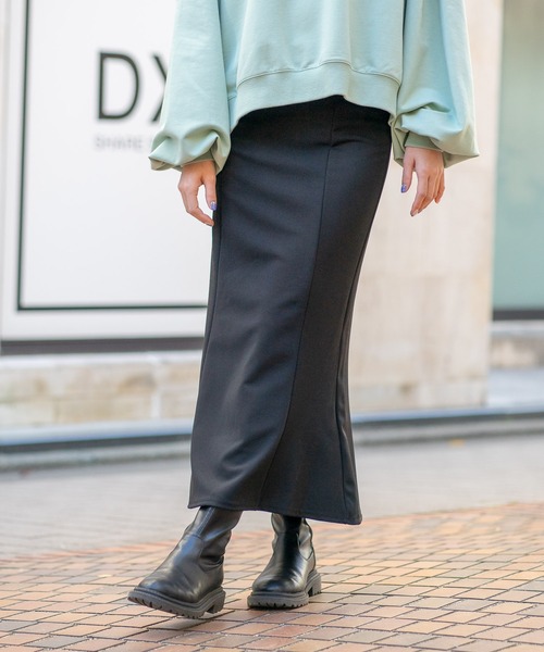 bounDary（バウンダリー）の「【ZOZOTOWN限定】【bounDary/バウンダリー】　マーメイドフレアスカート（スカート・レディース・ブラック/ダークブラウン・MEDIUM/LARGE）」の5枚目の写真