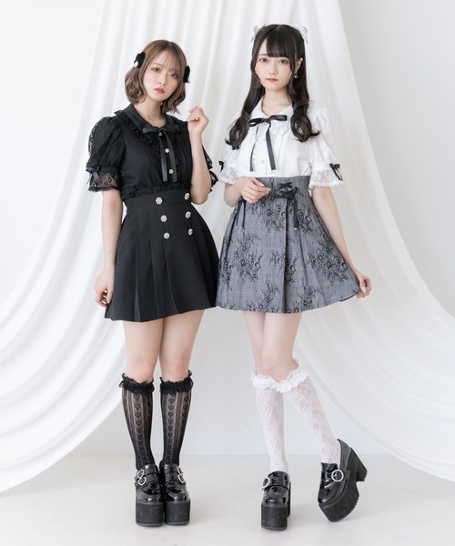 DearMyLove（ディアマイラブ）の「角襟レースフリルリボン