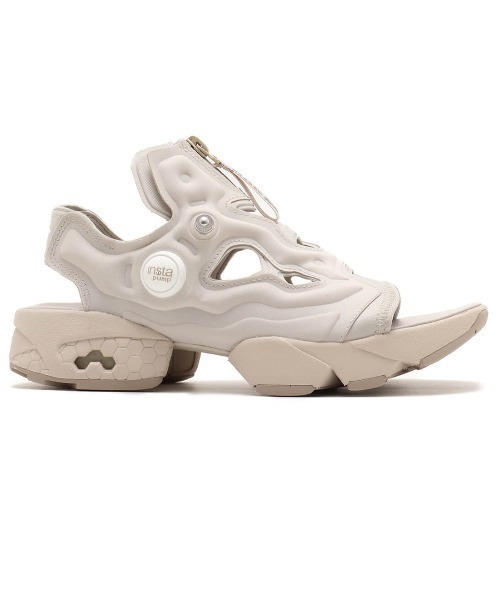 Reebok（リーボック）の「Reebok INSTAPUMP FURY SANDAL ZIP / リーボック インスタポンプフューリー サンダル ジップ（サンダル・レディース・ベージュ・23.0cm/24.0cm/25.0cm/26.0cm/22.0cm）」の2枚目の写真
