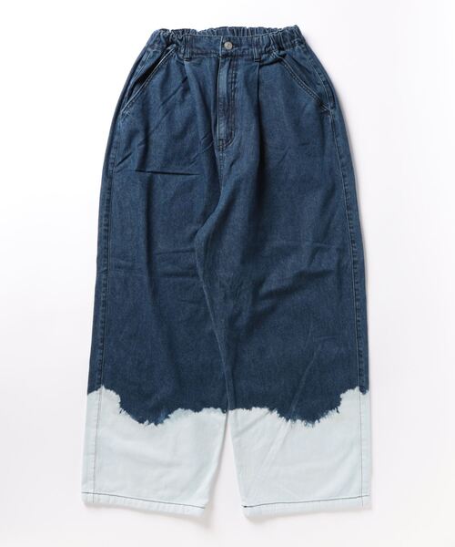 BIG FIELD(ビッグフィールド)の「デニムミリタリータックパンツ/おとな(デニムパンツ・レディース・ブルー・160cm)」の6枚目の写真