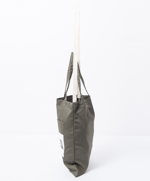 MILKFED.（ミルクフェド）の「2WAY TOTE BAG(2WAY/ﾄｰﾄバック/ショルダーバック）（トートバッグ・レディース・オリーブ/ネイビー・ONE SIZE）」の4枚目の写真