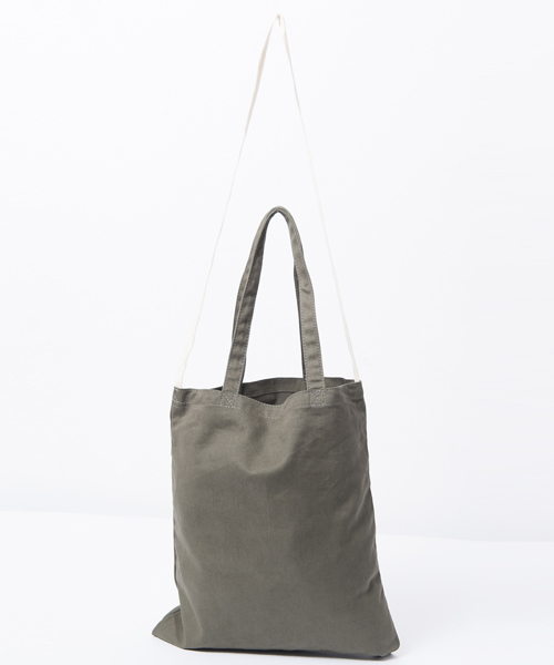 MILKFED.（ミルクフェド）の「2WAY TOTE BAG(2WAY/ﾄｰﾄバック/ショルダーバック）（トートバッグ・レディース・オリーブ/ネイビー・ONE SIZE）」の5枚目の写真