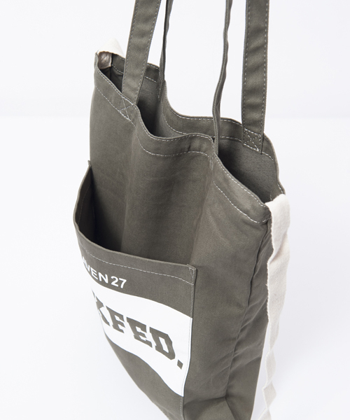 MILKFED.（ミルクフェド）の「2WAY TOTE BAG(2WAY/ﾄｰﾄバック/ショルダーバック）（トートバッグ・レディース・オリーブ/ネイビー・ONE SIZE）」の6枚目の写真