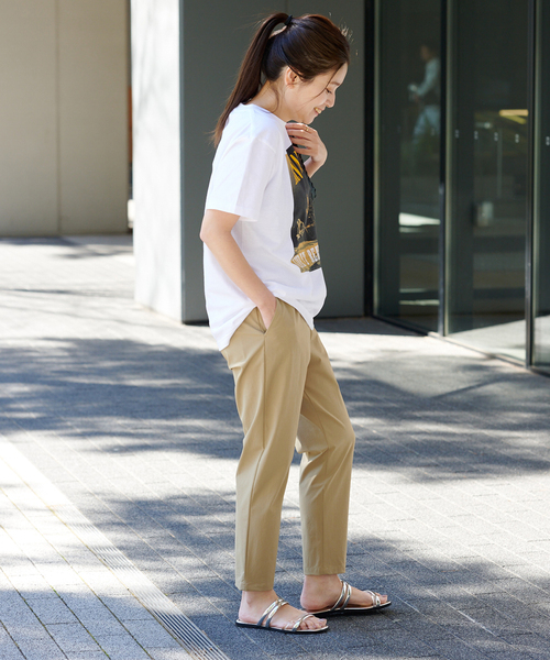 JOURNAL STANDARD（ジャーナルスタンダード）の「《追加》ナイロンストレッチパンツ（その他パンツ・レディース・ベージュ/ブラック/カーキ/ブルー・34/36/38/40）」の14枚目の写真