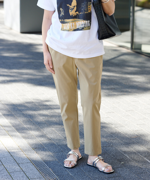 JOURNAL STANDARD（ジャーナルスタンダード）の「《追加》ナイロンストレッチパンツ（その他パンツ・レディース・ベージュ/ブラック/カーキ/ブルー・34/36/38/40）」の20枚目の写真