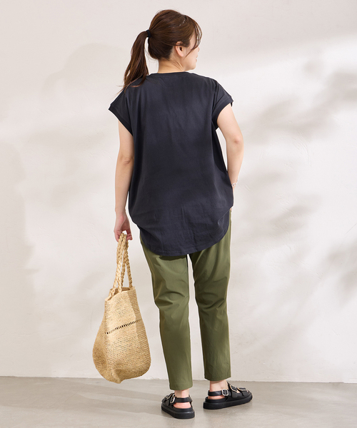 JOURNAL STANDARD（ジャーナルスタンダード）の「《追加》ナイロンストレッチパンツ（その他パンツ・レディース・ベージュ/ブラック/カーキ/ブルー・34/36/38/40）」の19枚目の写真