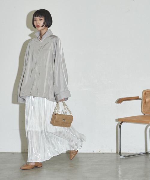 THE YOn(ザヨン)の「ビーズストラップボックスペーパーバッグ(ショルダーバッグ・レディース・ウィート/ベージュ・FREE)」の11枚目の写真