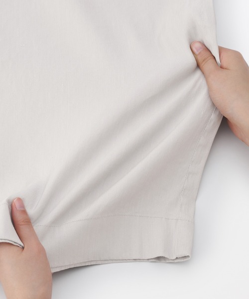 無印良品（ムジルシリョウヒン）の「婦人　ヘンプ混ストレッチストレートスカート（スカート・レディース・ライトグレー/ベージュ/ブラック/ブルー系1・L/M/S/XS/XL）」の12枚目の写真