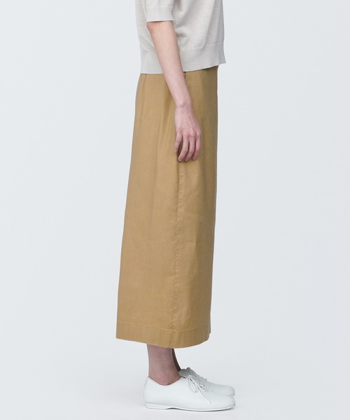 無印良品（ムジルシリョウヒン）の「婦人　ヘンプ混ストレッチストレートスカート（スカート・レディース・ライトグレー/ベージュ/ブラック/ブルー系1・L/M/S/XS/XL）」の14枚目の写真