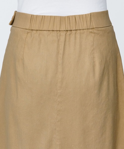 無印良品（ムジルシリョウヒン）の「婦人　ヘンプ混ストレッチストレートスカート（スカート・レディース・ライトグレー/ベージュ/ブラック/ブルー系1・L/M/S/XS/XL）」の18枚目の写真