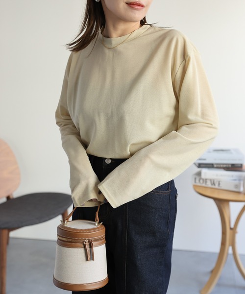 【未使用品】【定価¥15,400】AP STUDIO シアーカットソー New シアーワッフルTシャツ（Tシャツ／カットソー）｜AP STUDIO